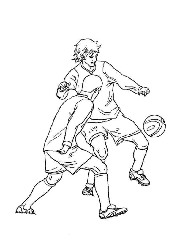 Plansa de colorat cu Fotbal 47 42